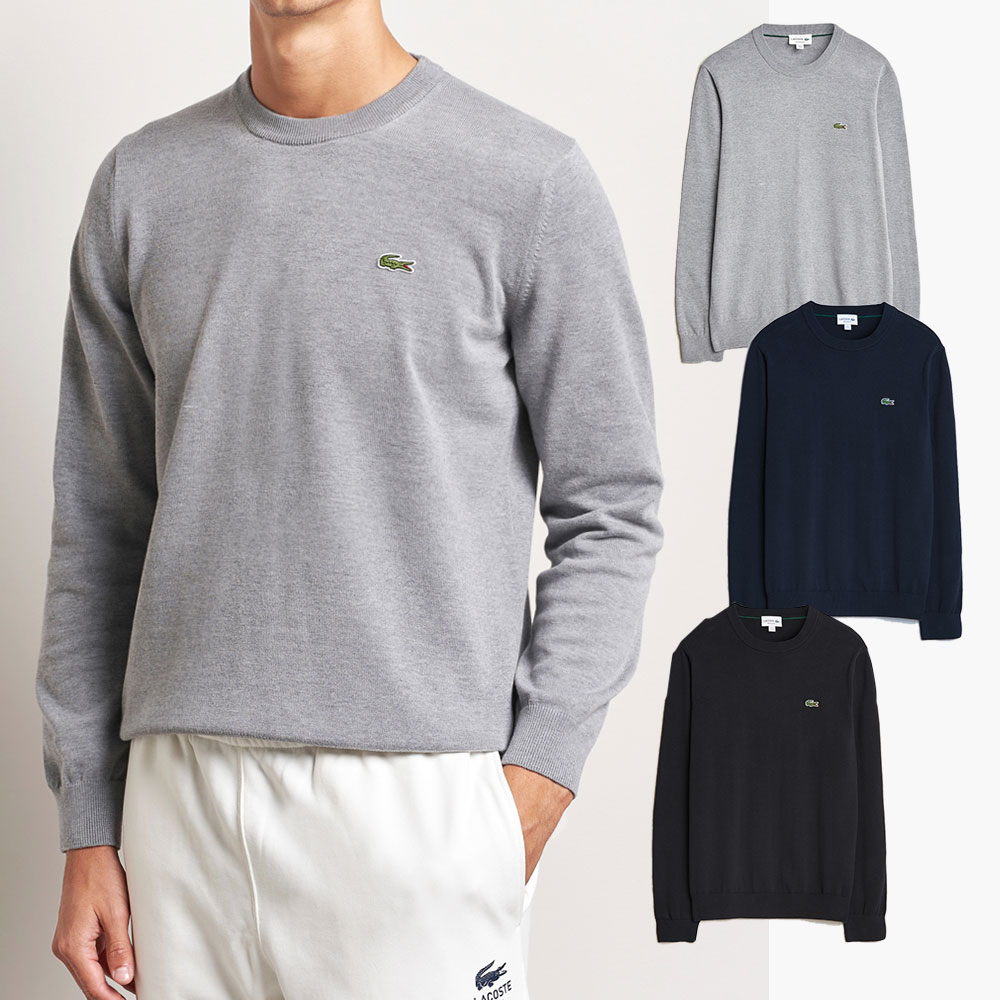 라코스테 남성 베이직 니트 스웨터