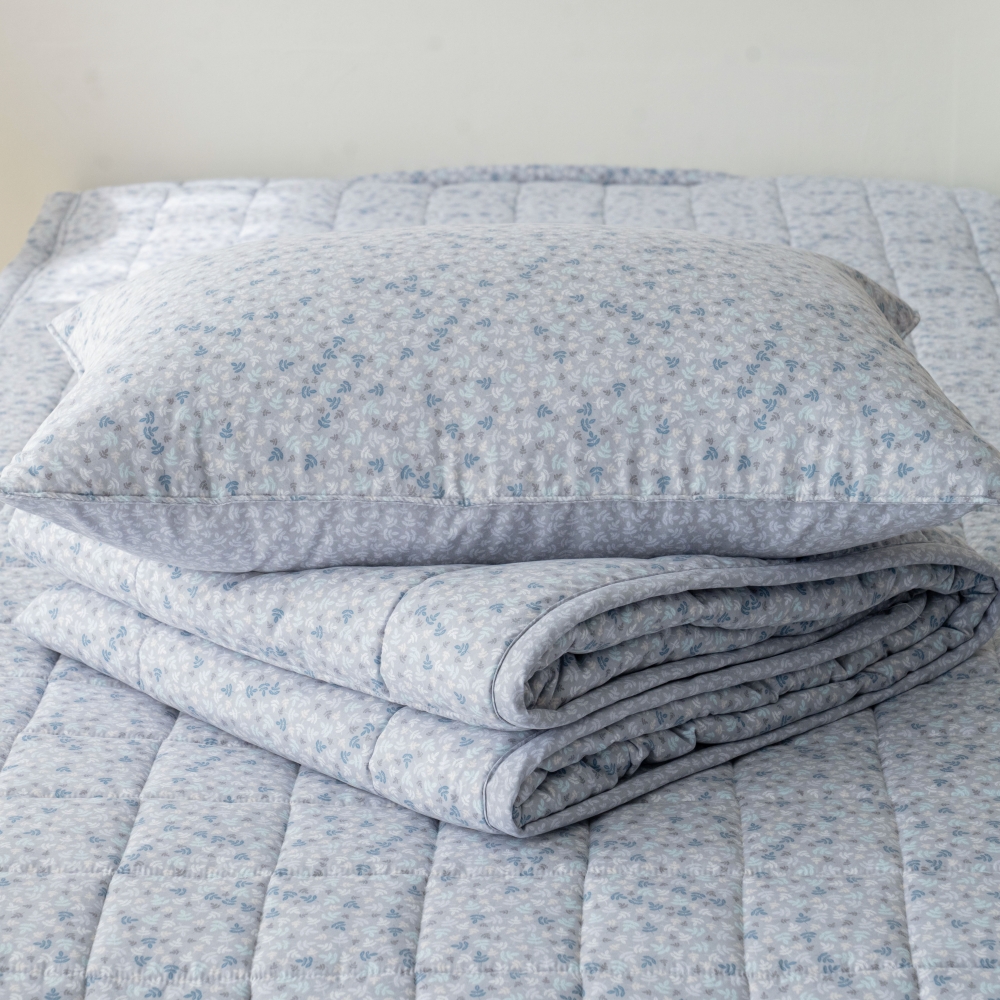 세미마이크로 알러지케어 나뭇잎 먼지없는 간절기 호텔 침구 퀸 이불 세트