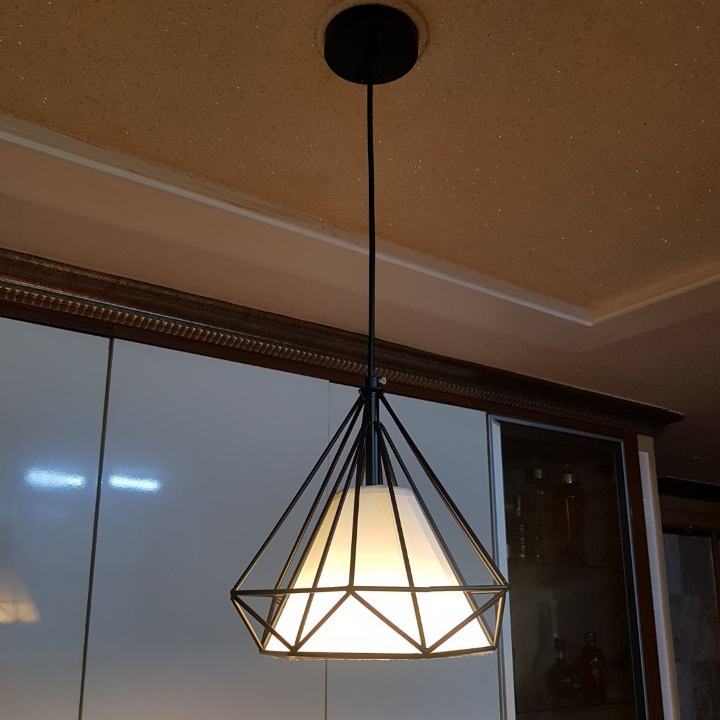인테리어 LED 식탁등 식탁조명 펜던트 주방등 블랙 소 - 상품 이미지