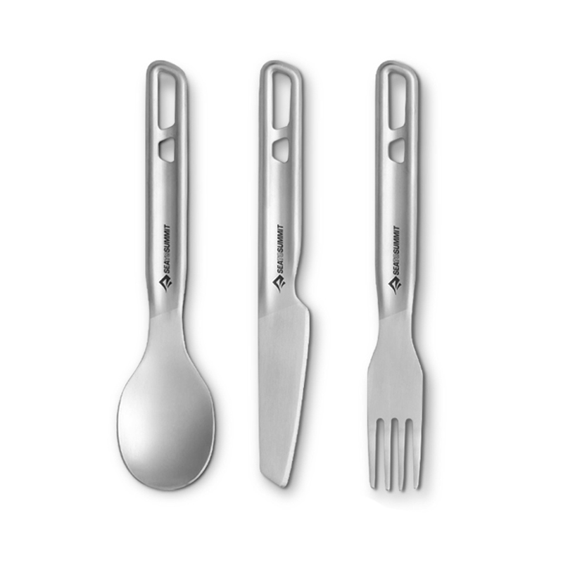 씨투써밋 디투어 커틀러리 세트 3피스 캠핑 식기 백패킹 경량 커트러리