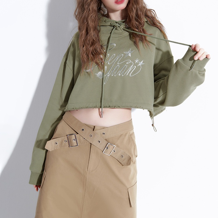 엄마친구아들 10화 정소민 후드티 티셔츠 배석류 크롭 루즈한 의상 옷 패션 - 상품 이미지