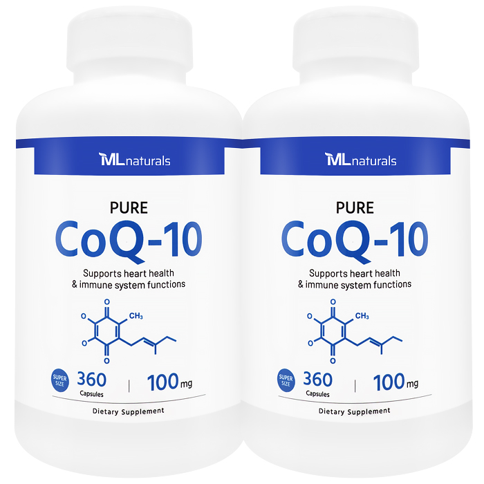 마이라이프 내추럴스 퓨어 코큐텐 100mg 수퍼사이즈 360정 360캡슐, 2개 - 메인 이미지
