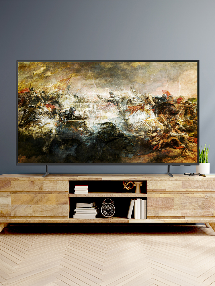 삼성 107.9cm(43인치) 스마트 비즈니스 TV 4K UHD LED LH43BED-H 선명한 화질 스탠드형