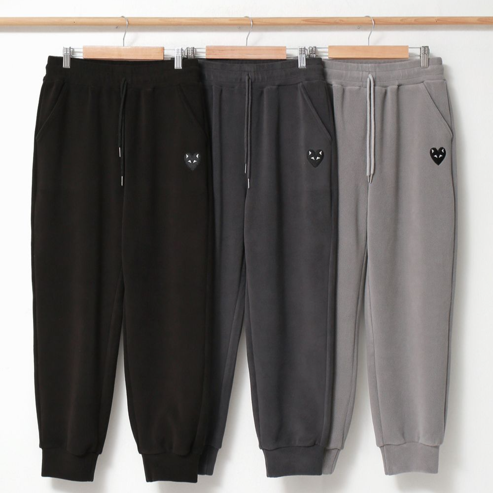 1+1가을겨울후리스시보리바지 뽀송소프트밴딩조거팬츠 - 상세 이미지 2