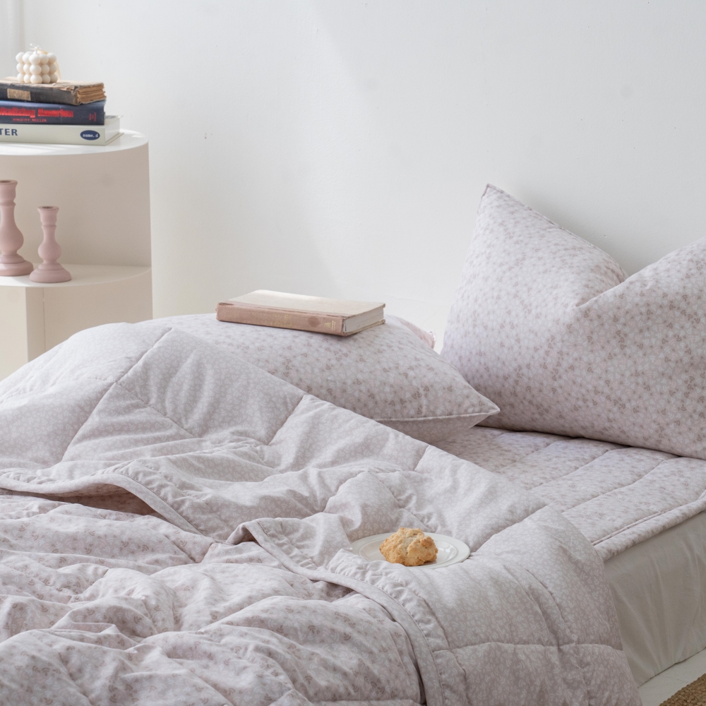 세미마이크로 알러지케어 나뭇잎 먼지없는 간절기 호텔 침구 차렵 이불