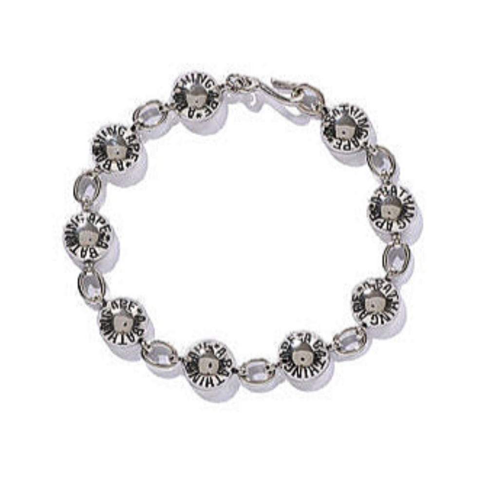 베이프 팔찌 MEN A BATHING APE BUTTON BRACELET 1K80-182-005 - 메인 이미지