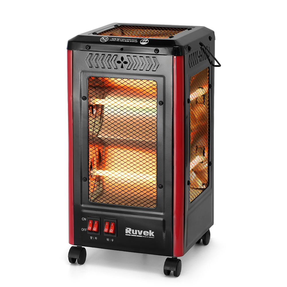루베크 오방난로 전기히터 가정용 전기난로 사무실 난방기