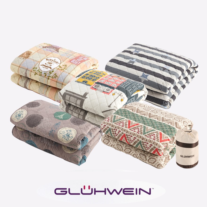 글루바인 전기요 전기장판 전기매트 온열매트 캠핑용 여행용 미니 싱글 1인용 더블 2인용