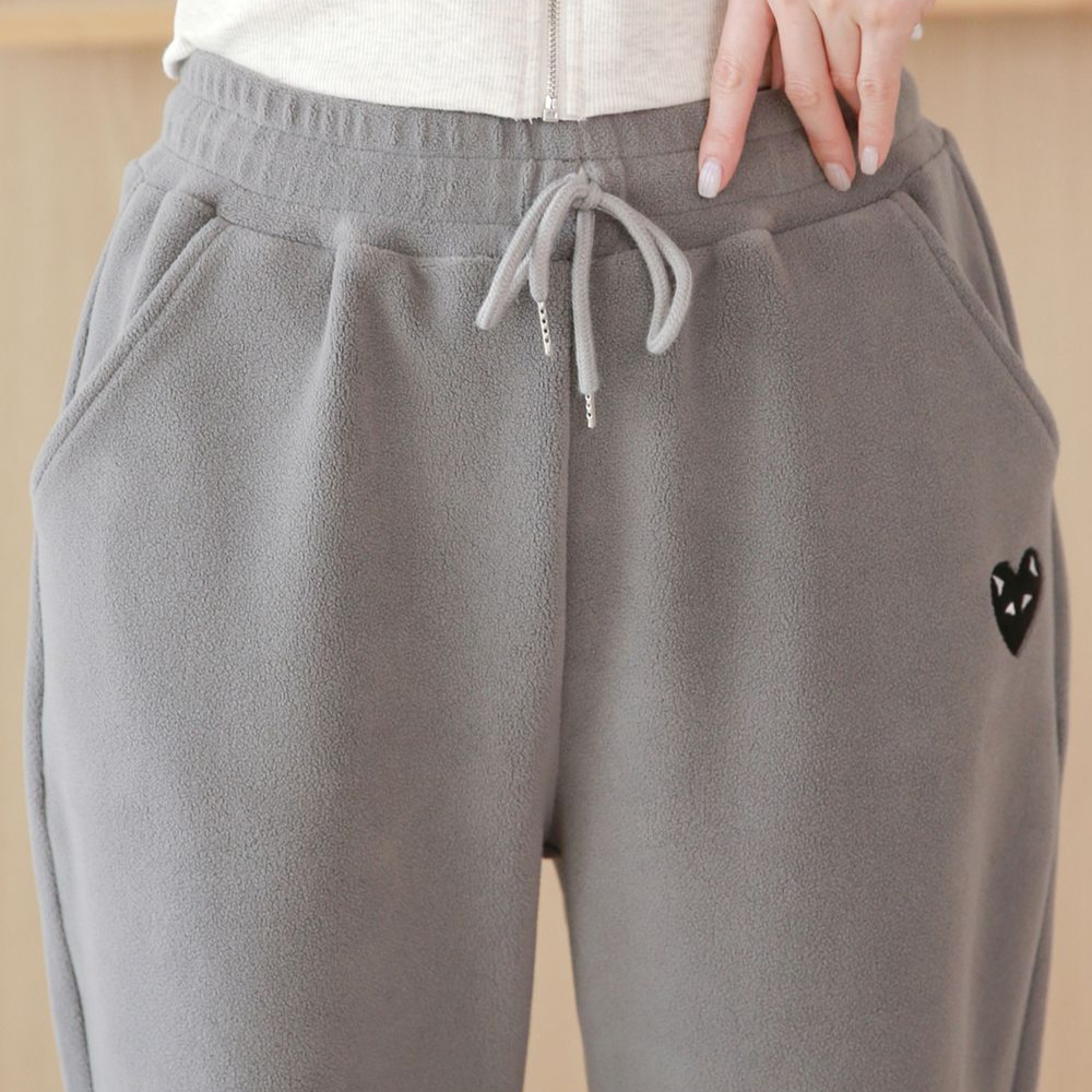 1+1가을겨울후리스시보리바지 뽀송소프트밴딩조거팬츠 - 상세 이미지 3