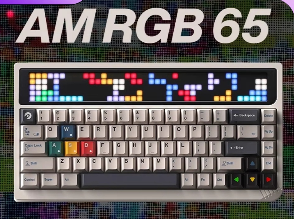 Angry Miao AM RGB65 게이밍 기계식 키보드 - 상품 이미지