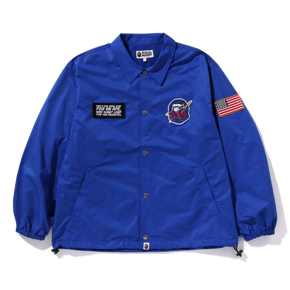 베이프 자켓 MEN SPACE APE RELAXED FIT COACH JACKET 1K70-140-008 - 상품 이미지