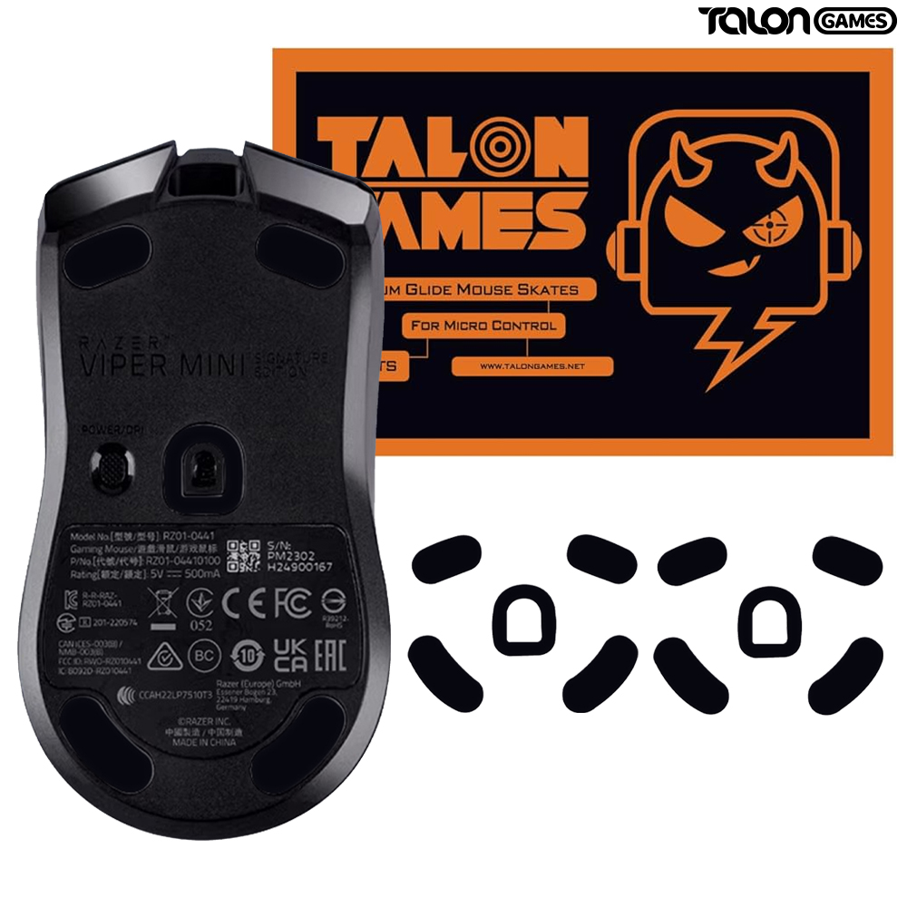 레이저 바이퍼 미니 SE 마우스피트 컨트롤 2개입 마우스스티커 탈론게임즈