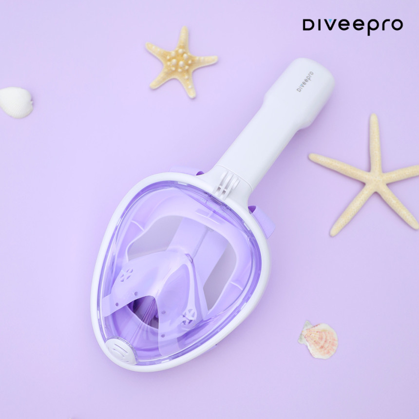 다이비프로 익스트림 풀페이스 스노쿨링 마스크 물안경 사진 4