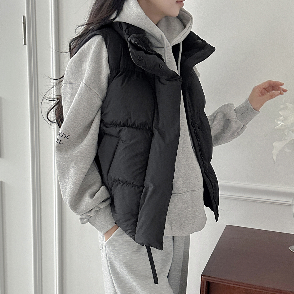 리바이스 여성 경량 패딩 조끼