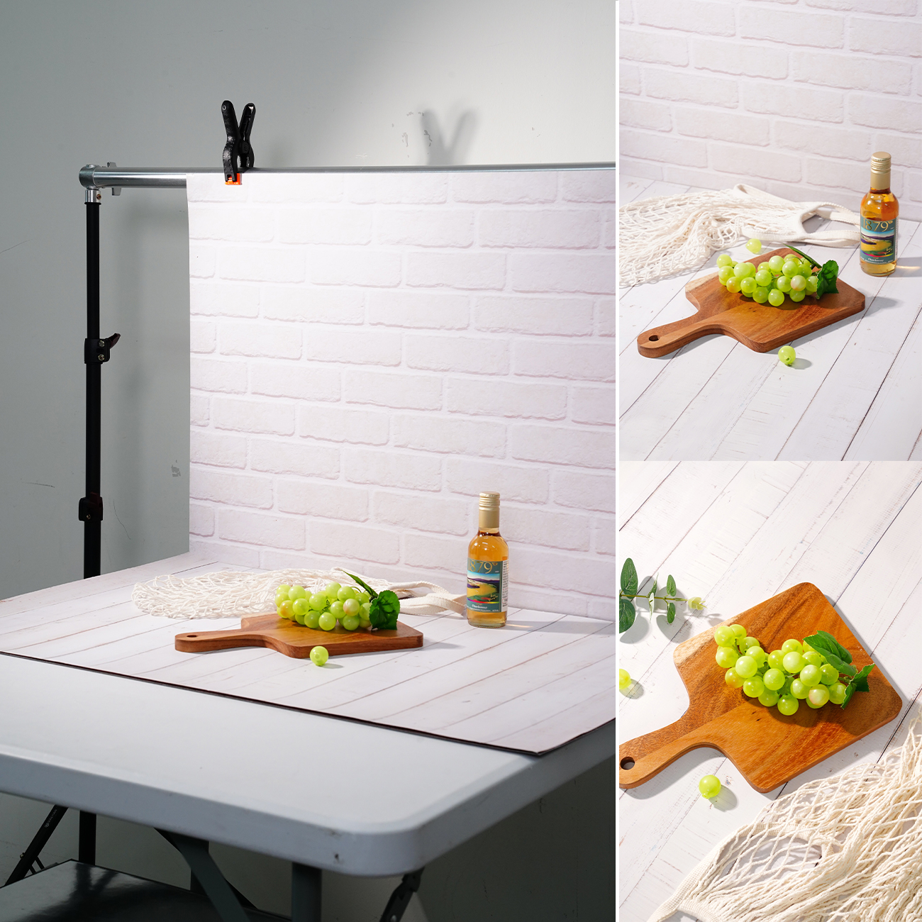 사진 촬영 배경지 촬영용 소품 셀프 보드 미니 음식 스튜디오 배경 천 플레인101