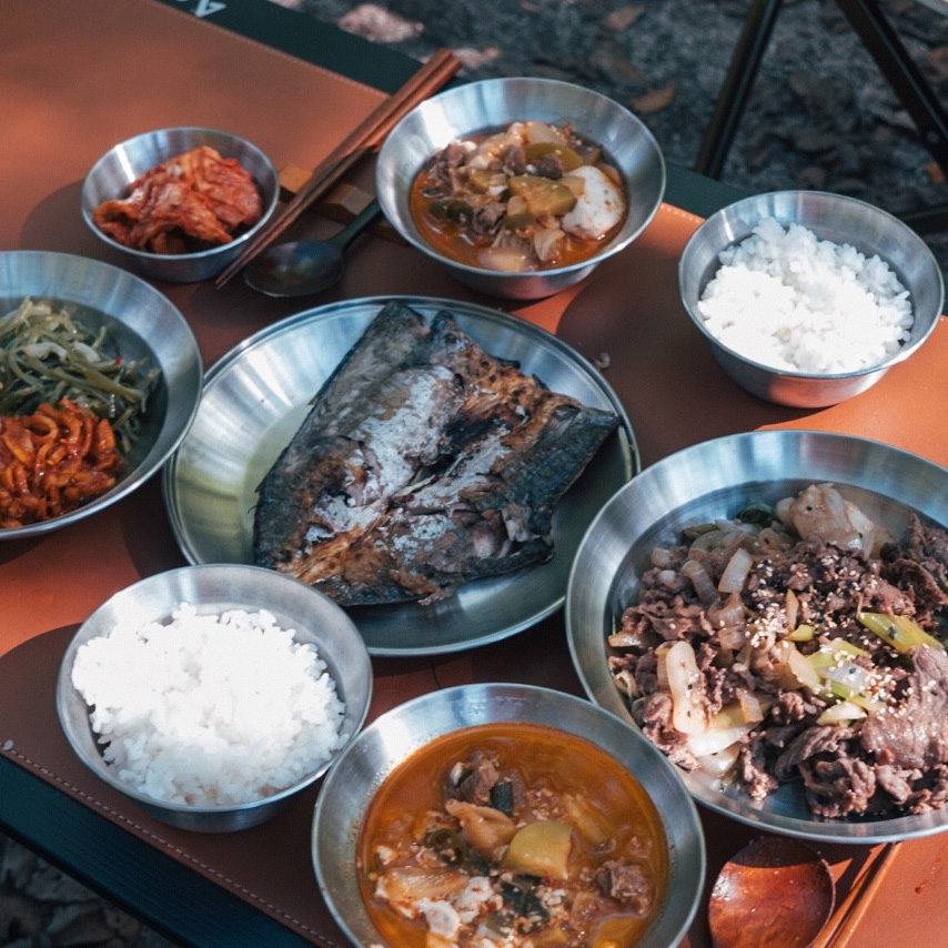 키녹스 캠핑 그릇 접시 스텐 식기 STS304 6호