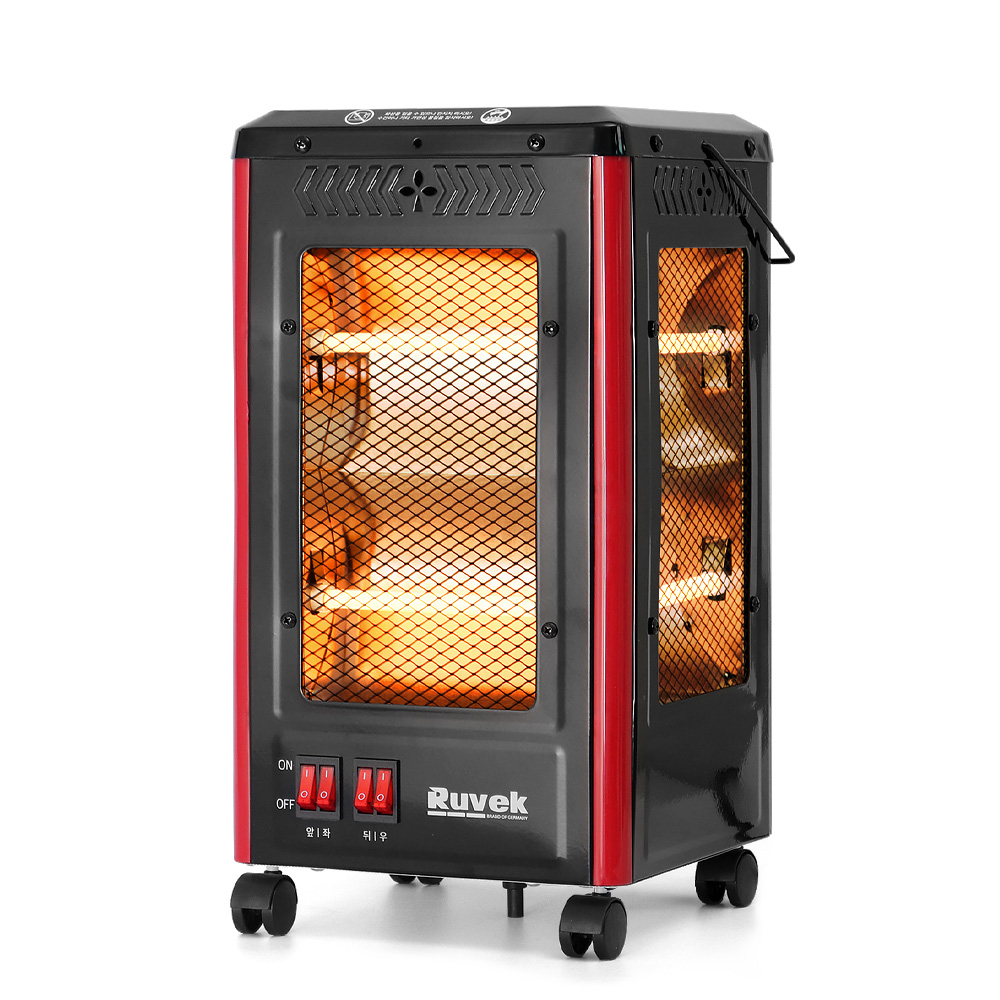 루베크 오방난로 전기히터 가정용 전기난로 사무실 난방기