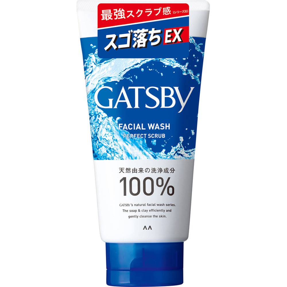 GATSBY 갸스비 갸츠비 개츠비 페이셜워시 퍼펙트 스크럽 130g