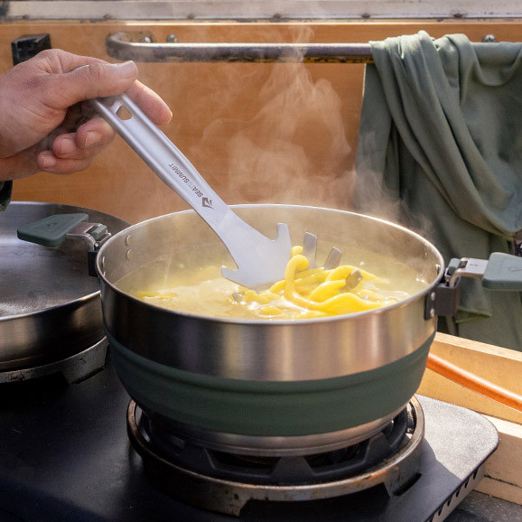 씨투써밋 디투어 커틀러리 세트 4피스 캠핑 식기 백패킹 경량 커트러리