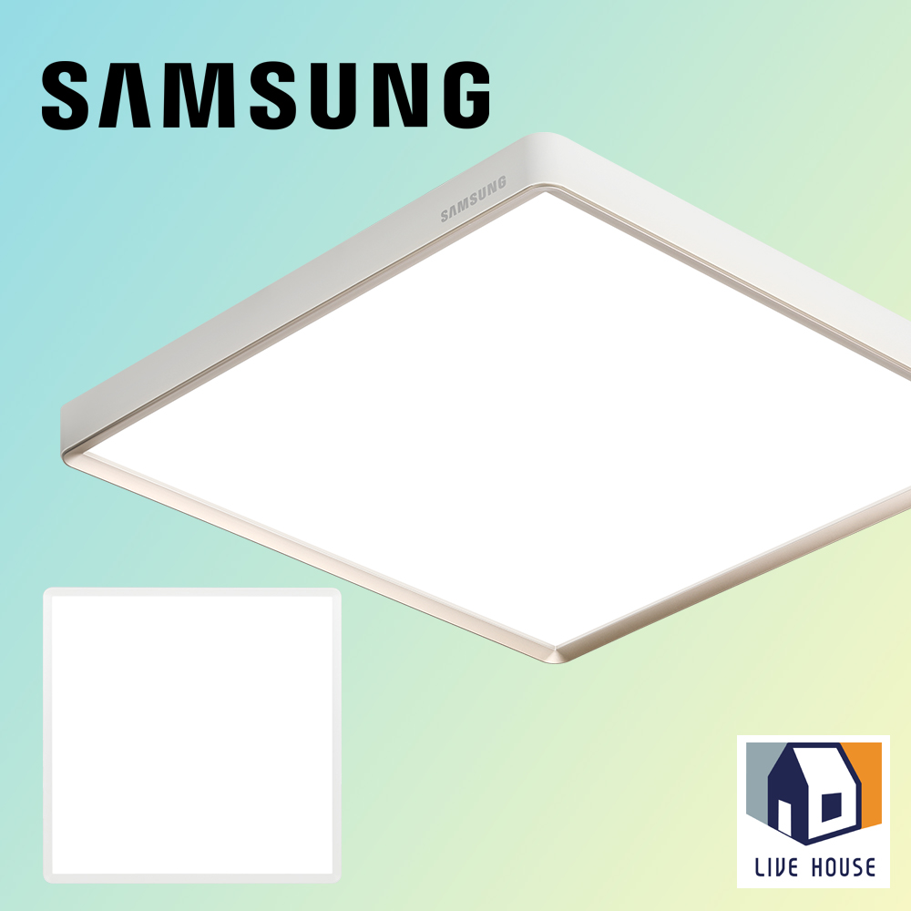 LED 거실조명 천장등 방등 삼성 프리미엄 고효율 거실등 골드 - 상세 이미지 4
