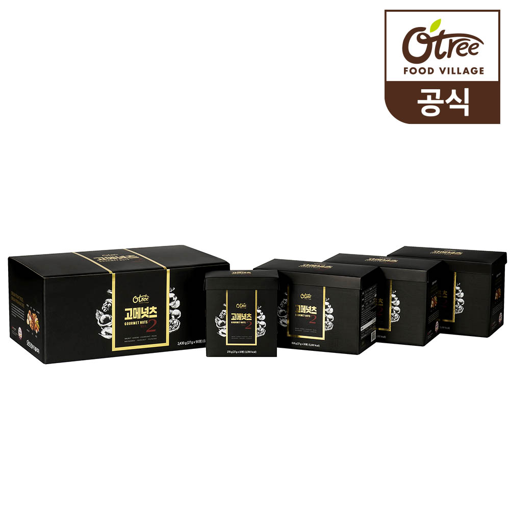 [비건] 오트리 고메넛츠2 27g 100입 (쇼핑백 1장) 프리미엄견과 (2026-05-07) - 상세 이미지 4