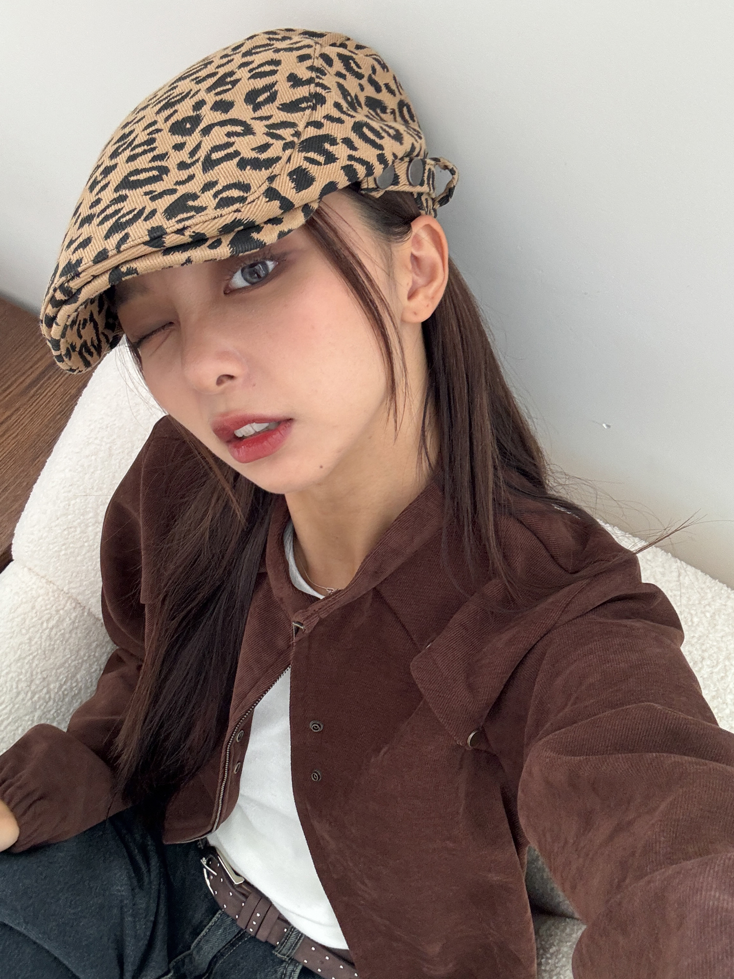 빅캣 레오파드 헌팅캡 모자 2color 상세 이미지 26