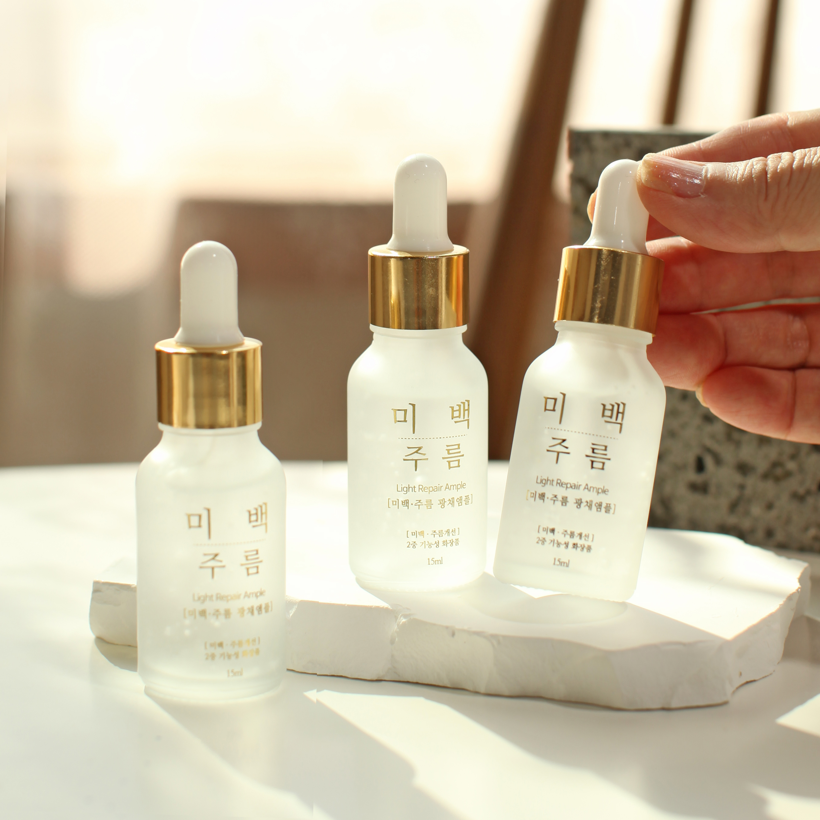 초연화수 미백 주름 광채 앰플 15ml 10병 - 상세 이미지 4