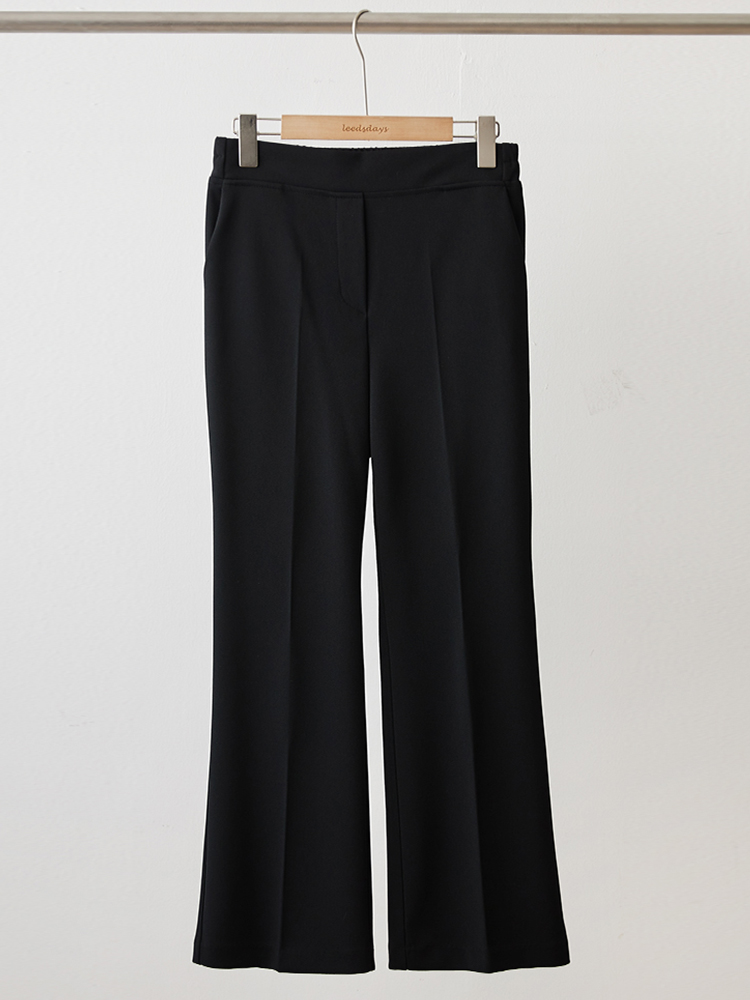 먼데이 고탄력 심플 세미부츠컷 슬랙스 - 상세 이미지 5