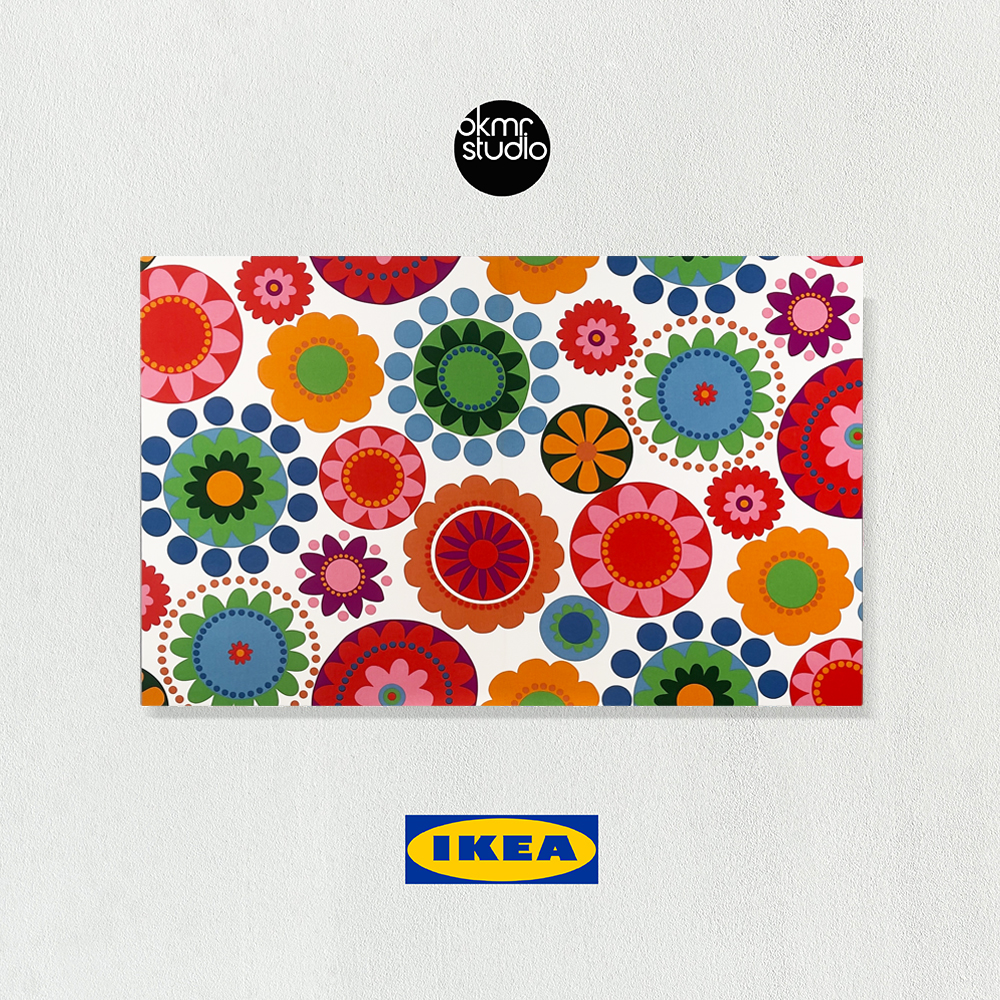 이케아 프레드리카 캔버스 패브릭 대형 해바라기 그림 거실 액자