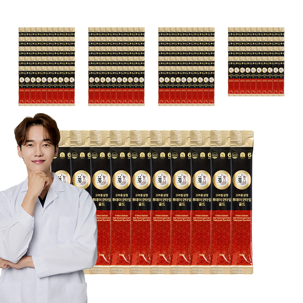 풍년보감 6년근 고려홍삼정 투데이굿타임 골드 홍삼스틱 300포, 1개