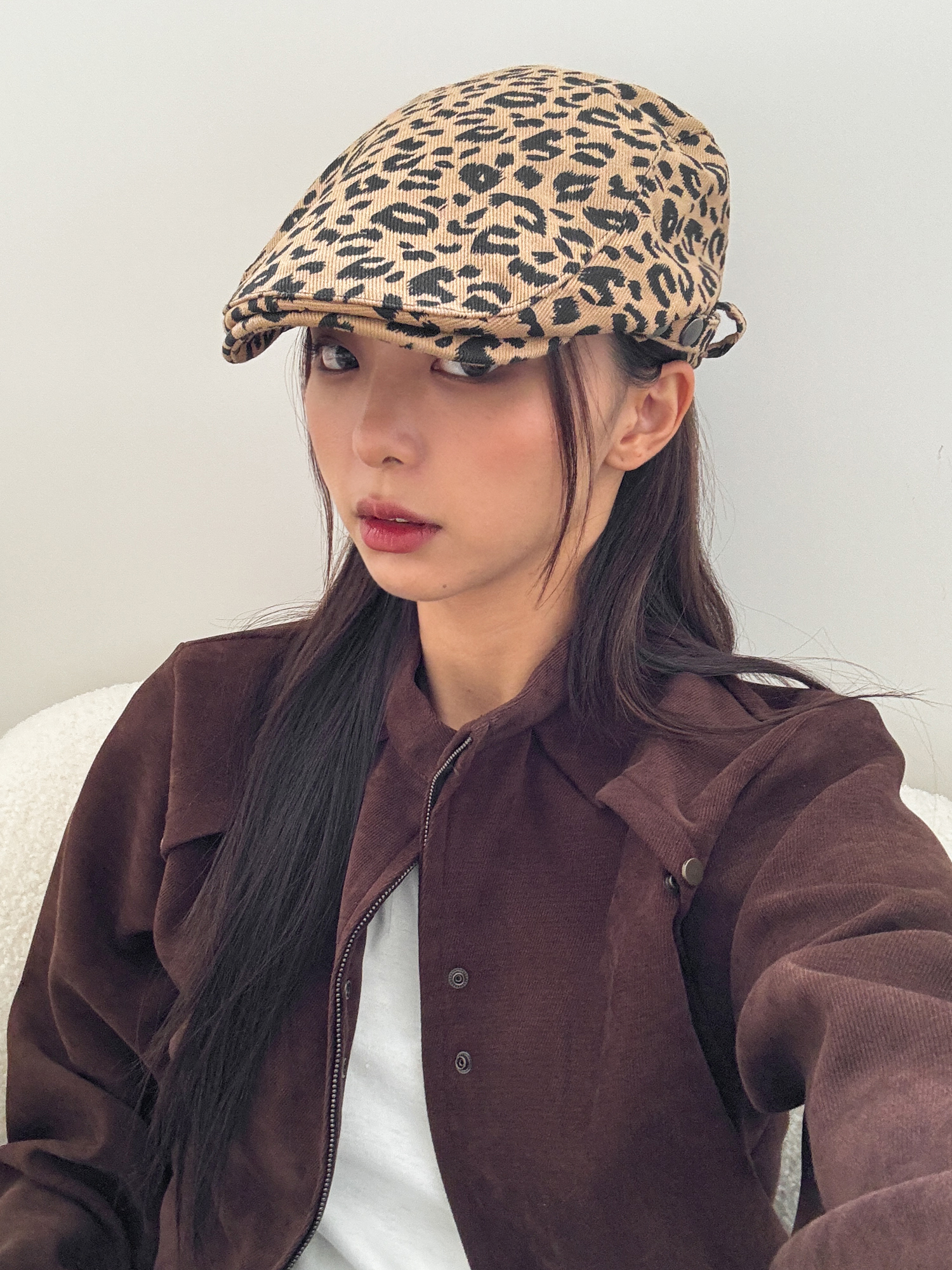 빅캣 레오파드 헌팅캡 모자 2color 상세 이미지 24