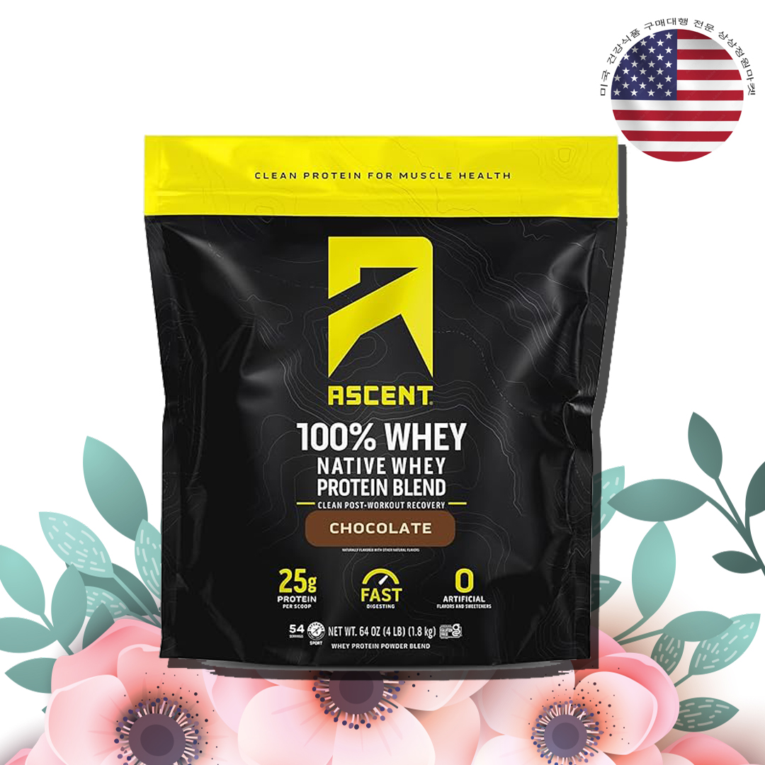 에센트 웨이 단백질쉐이크 1.8kg 초코맛 54회분 칼슘 아연 칼륨 프로틴 파우더 - 상품 이미지