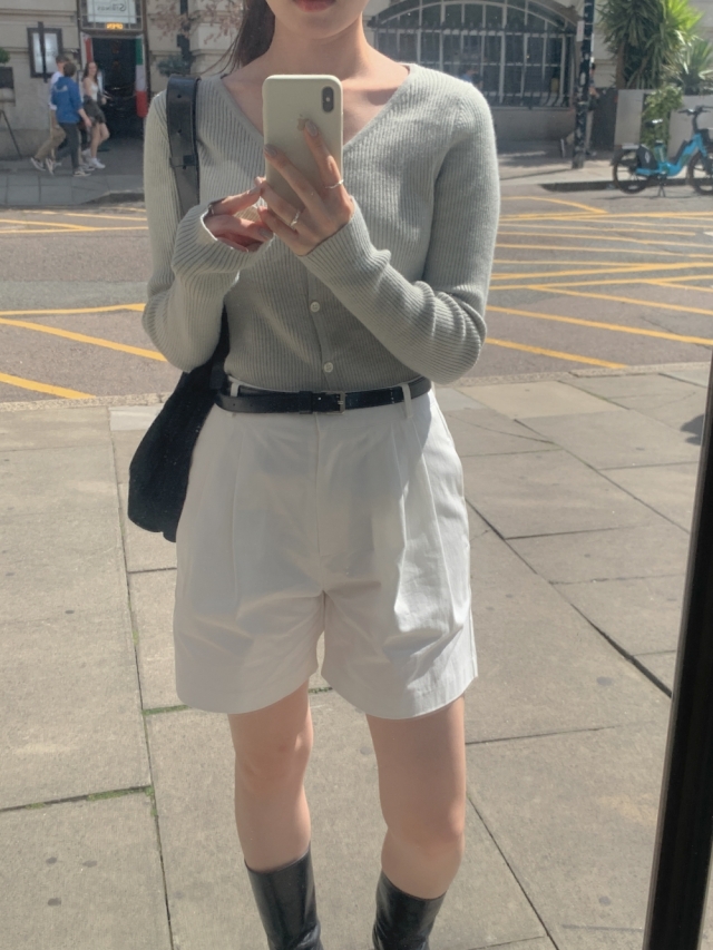 [단독] 💕URBANE MADE💕 이브 브이넥 골지 가디건 (4c) /봄가디건/출근룩/-3kg 여리여리핏 상세 이미지 206