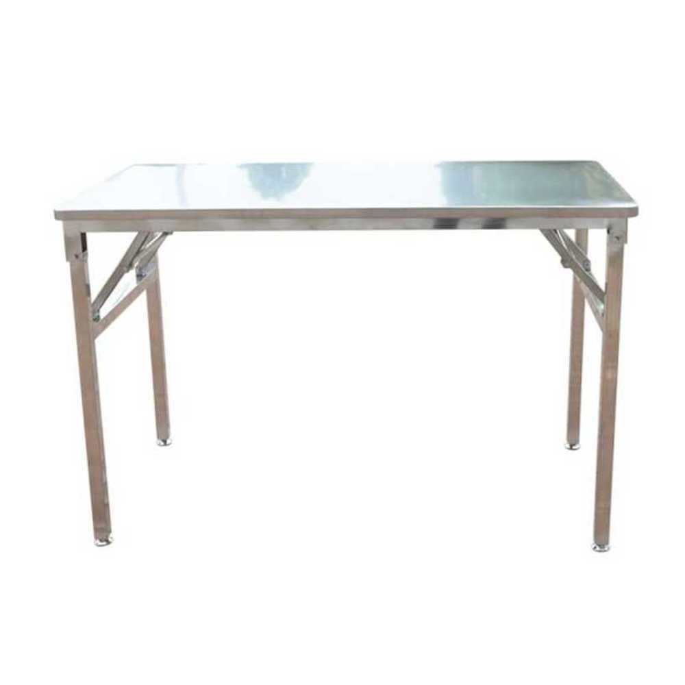 스텐 접이식 테이블 간이 작업대 술집 포차 식탁 탁자 60x60x50 - 상품 이미지