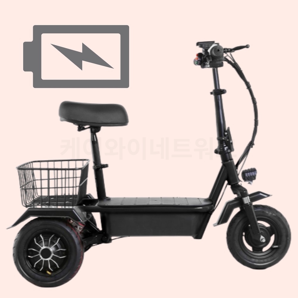 전기세발자전거 미니 전기자전거 아이 등하원 산책 출퇴근용 3발 - 상품 이미지
