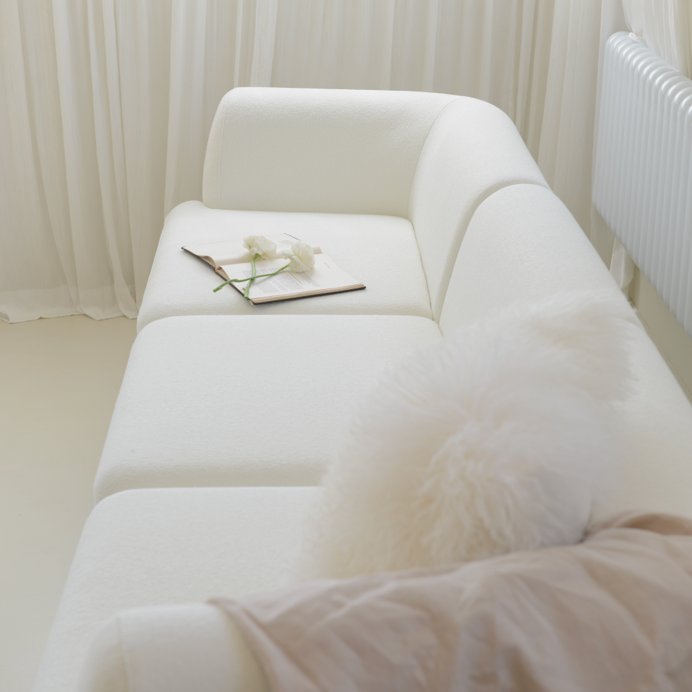 반트 마네모네 린넨 패브릭 모듈 4.5인용 소파