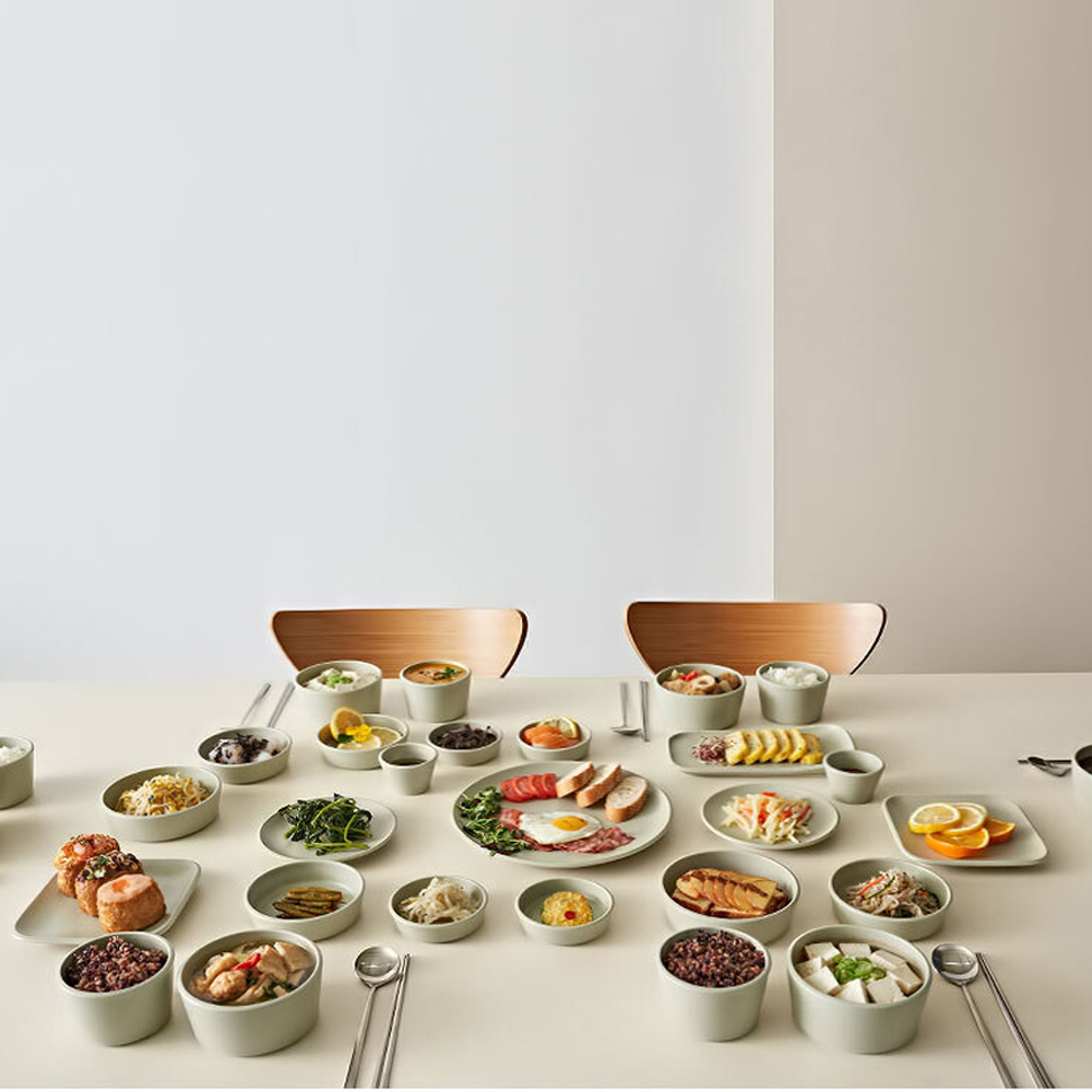 라씨에뜨 오브 신혼 식기 그릇세트 30종, 6인(허브그린), 1세트 - 상세 이미지 2