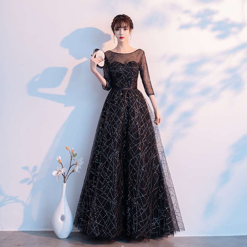 연주드레스 단체복 연주복 공연 합창 드레스 무대복 - 상품 이미지