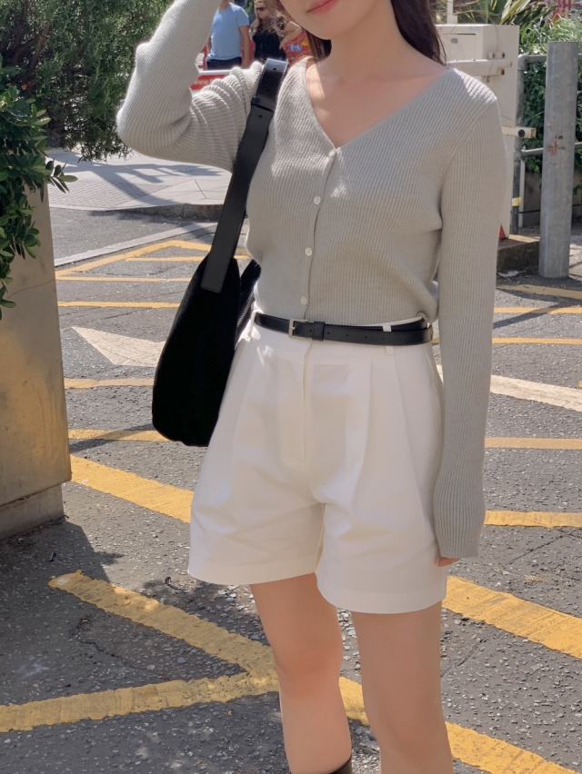 [단독] 💕URBANE MADE💕 이브 브이넥 골지 가디건 (4c) /봄가디건/출근룩/-3kg 여리여리핏 상세 이미지 203