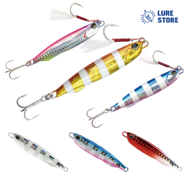 루어스토어 슈팅 메탈지그 삼치 갈치 방어 지깅 바다낚시 40g 60g 80g 30g - 상품 이미지