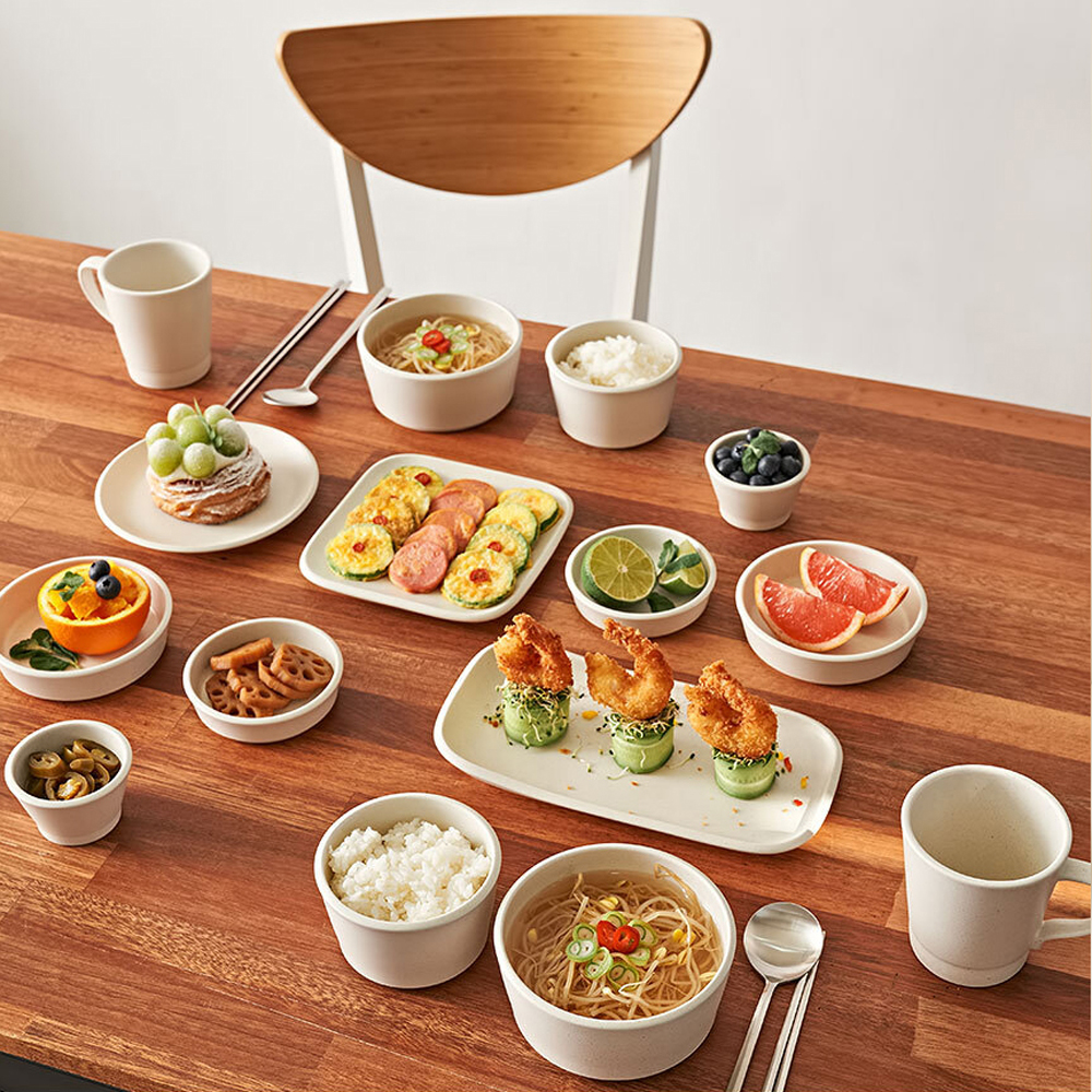 라씨에뜨 오브 신혼 식기 그릇세트 15종, 2인(솔트베이지), 1세트 - 상세 이미지 2