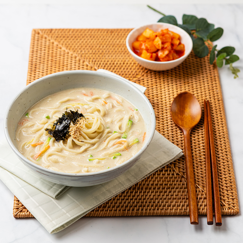들깨 칼국수 수제비 맛집 밀키트 캠핑음식 5인 세트(육수 500g 5팩+칼국수면 1kg) - 상세 이미지 2