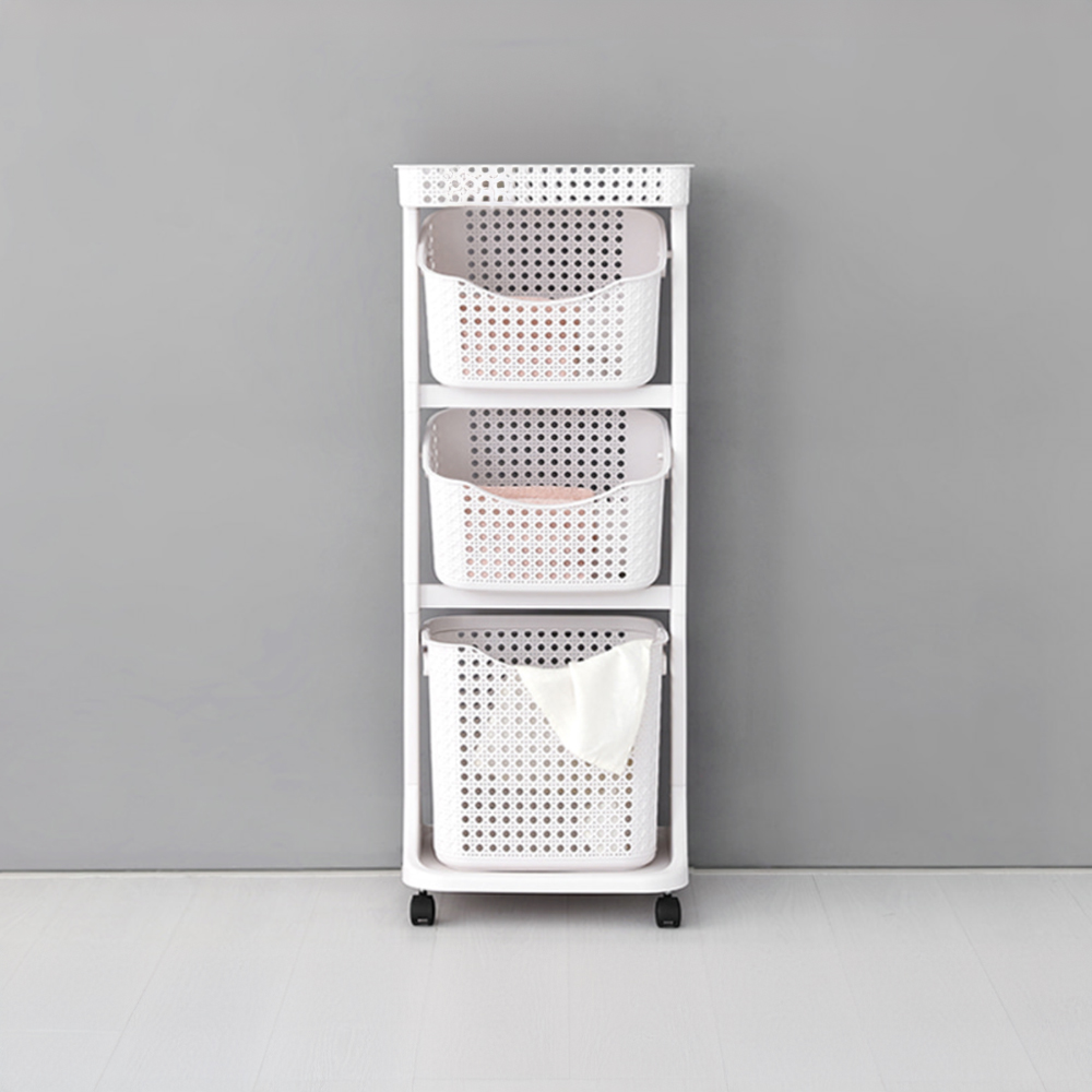 ALON 이동식 빨래바구니 3단 H201829