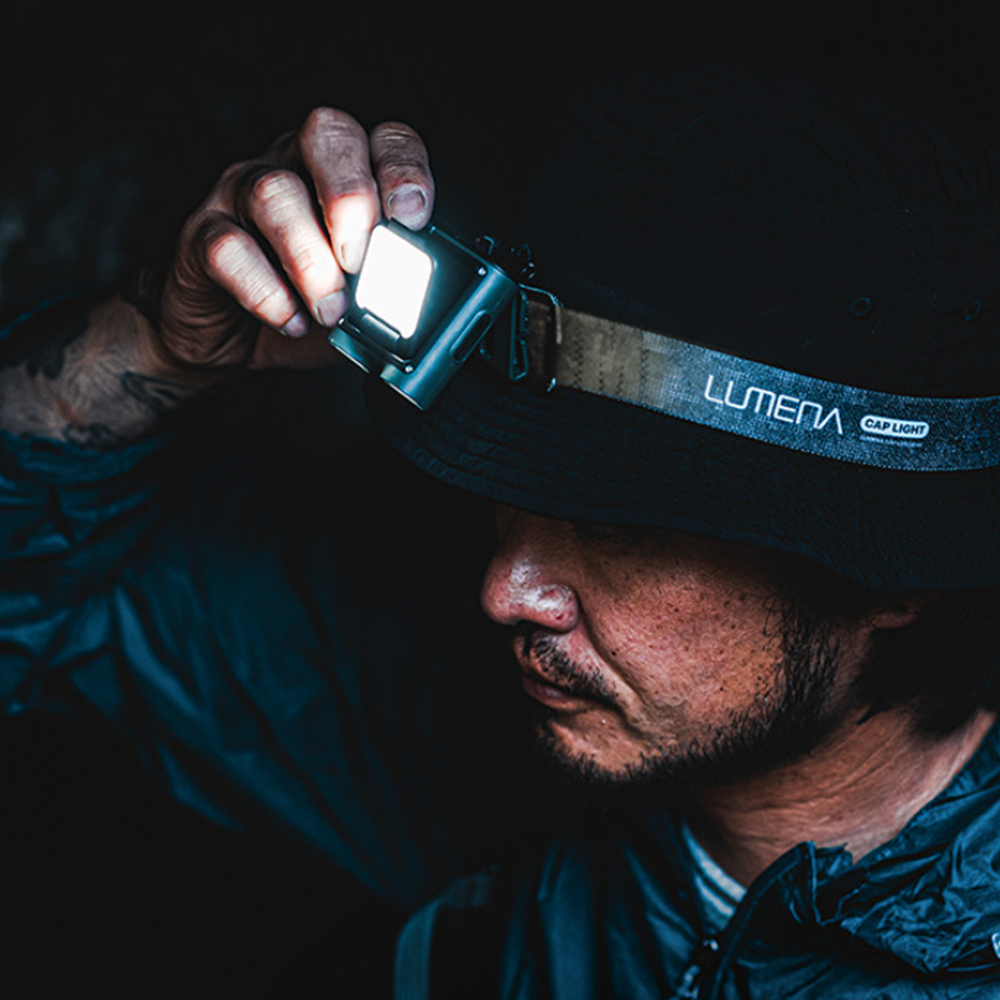 루메나 헤드랜턴 캡라이트 X3 감성 캠핑 랜턴 조명 LED 백패킹 등산 미니 모자 랜턴