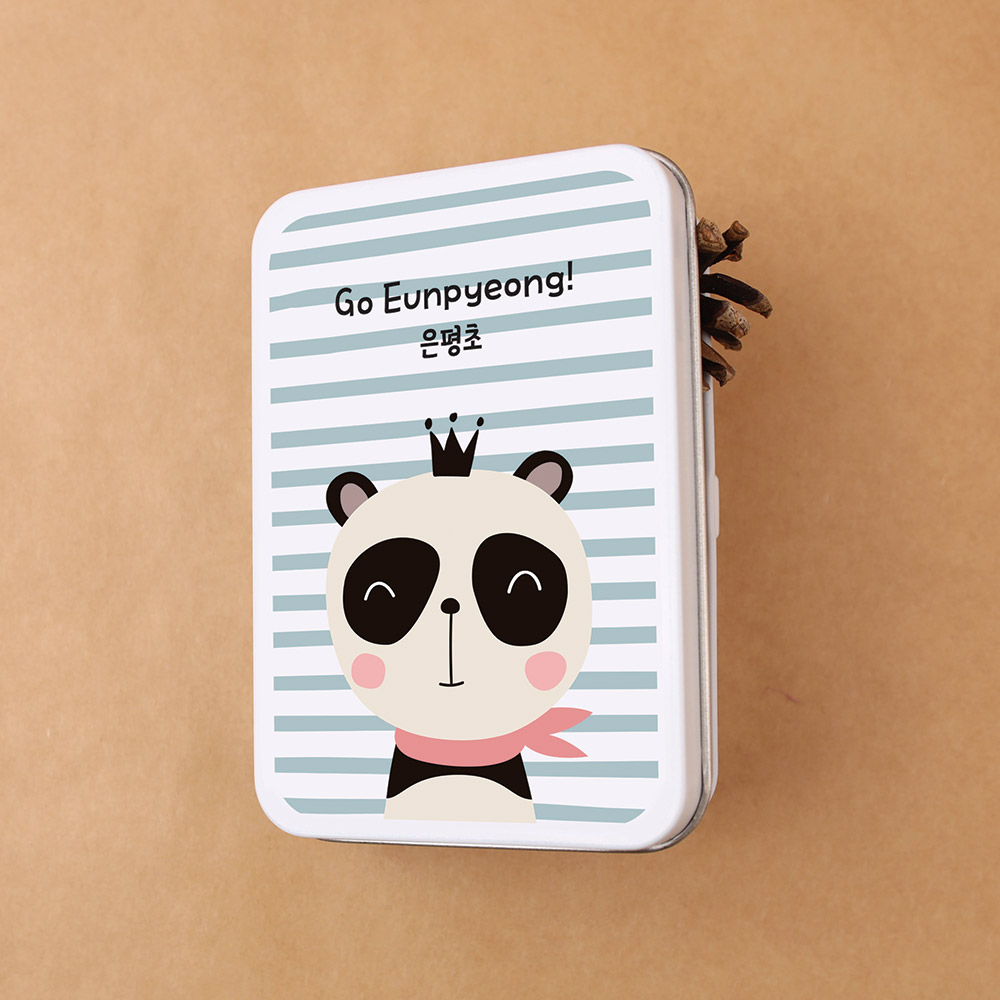 [주문제작]틴케이스9565 리틀포레스트 곰 한글1 - 상세 이미지 2
