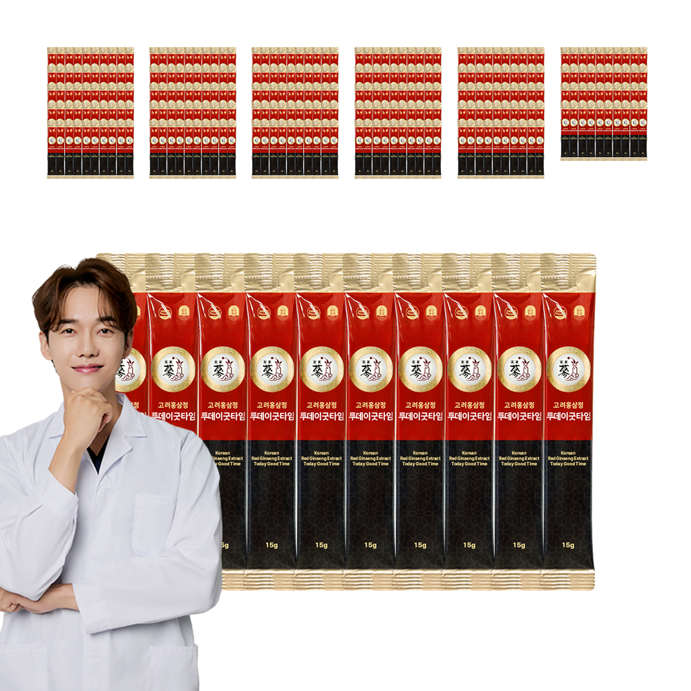 풍년보감 고려홍삼정 투데이굿타임 홍삼스틱 100포, 3개