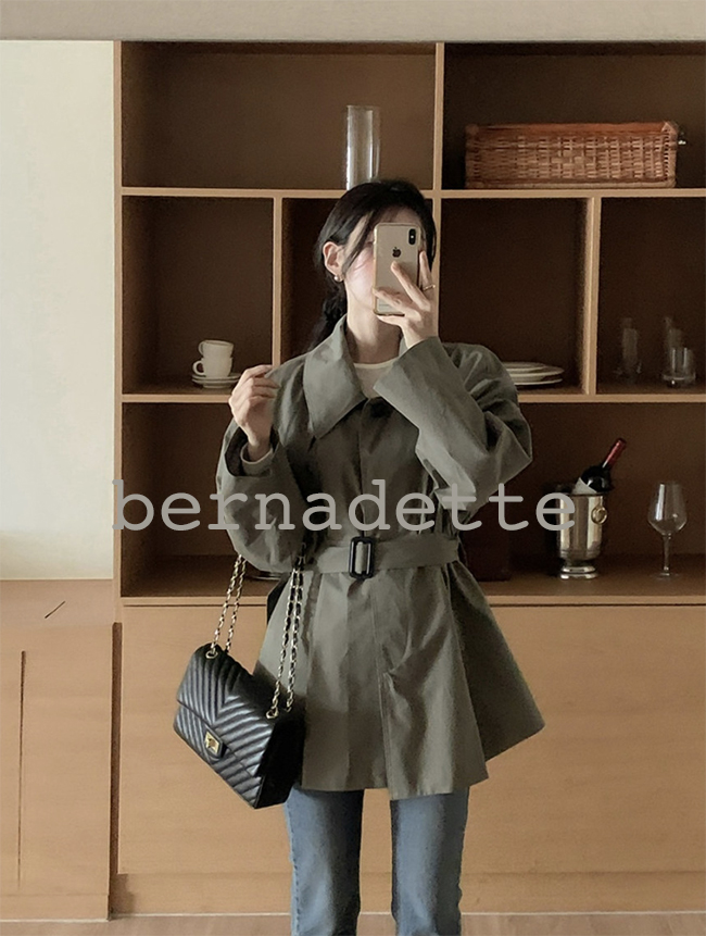[당일 베이지]슬러브 무이 트렌치 코트 (3col) slub 상세 이미지 17