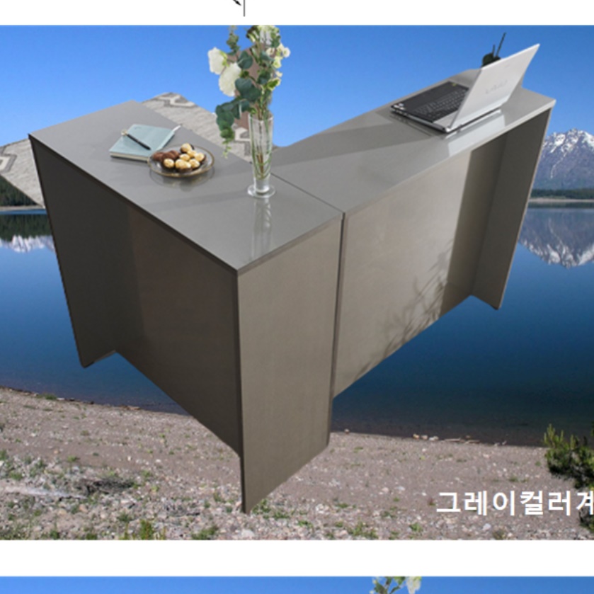 안내데스크 책상 인포 인포메이션 데스크 업소 식당 매장 카페 카운터 테이블 업소용 계산대 - 상세 이미지 4