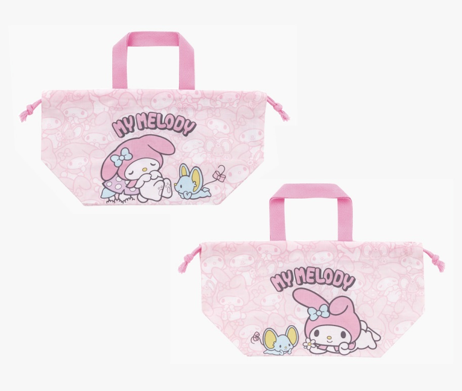 마이멜로디 도시락 가방 주머니 유치원 유아 파우치 - 상세 이미지 2