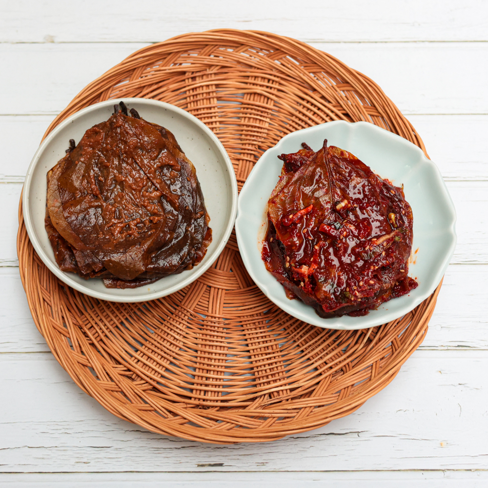 콩잎장아찌 단풍 삭힌콩잎 무침 국산재료 500g 순창 장담아 이미지 8